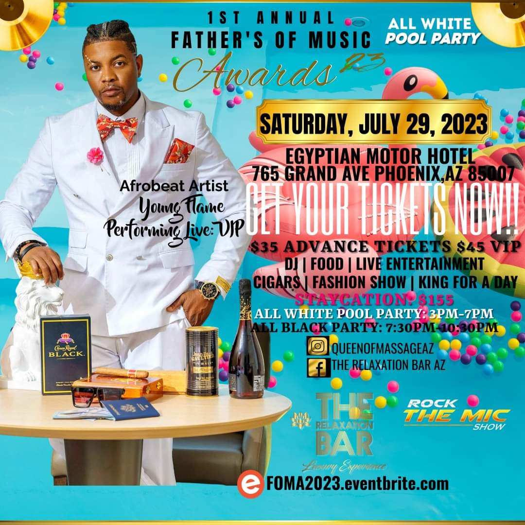 1st Annual Father's of Music Awards & All White Pool Party